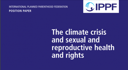 The climate crisis and sexual and reproductive health and rights